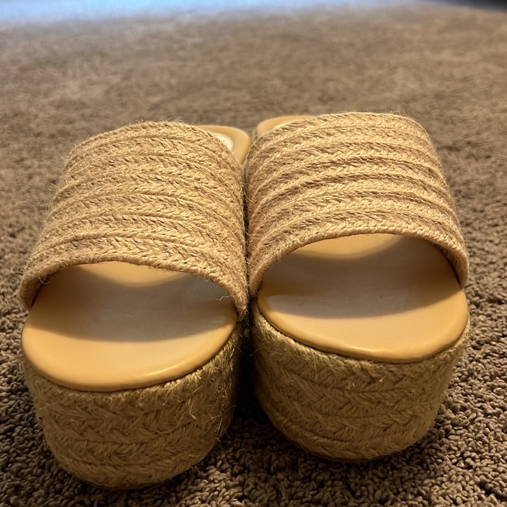 Woven Espadrilles Platforms